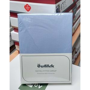 Özdilek Colourist Fitted Lastikli Battal Çift Kişilik Çarşaf Seti (180x200)-Okyanus