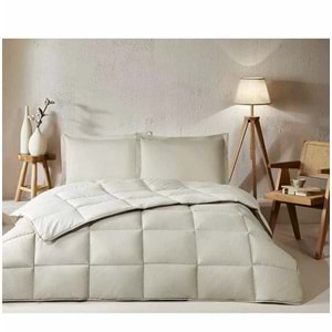 Özdilek %100 Pamuk (Çarşafı Lastikli) Tek Kişilik Yatak Seti-Colourist Kum Beji Vanilya