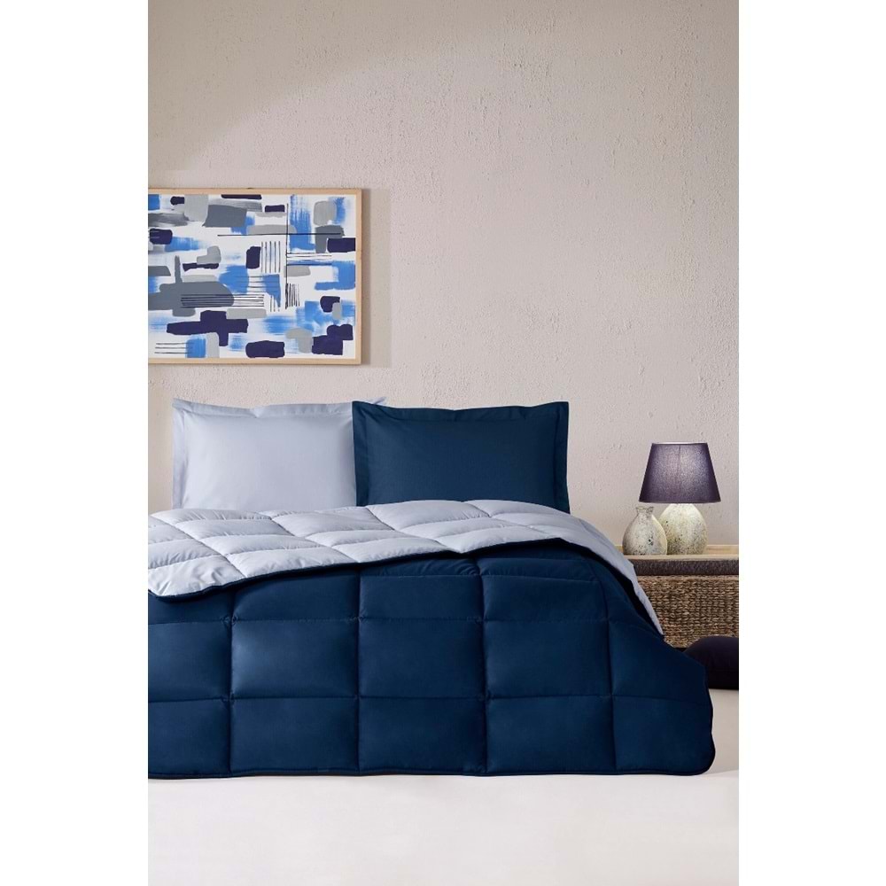 Özdilek %100 Pamuk (Çarşafı Lastikli) Tek Kişilik Yatak Seti-Colourist Pasifik Okyanus