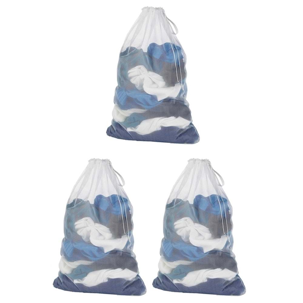 10lu Standart Çamaşır Yıkama Filesi Etiketsiz (50x70)