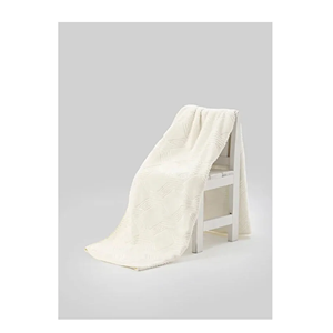 Özdilek Trendy Embos Çift Kişilik Battaniye (220x240)-Art Deco Kemik