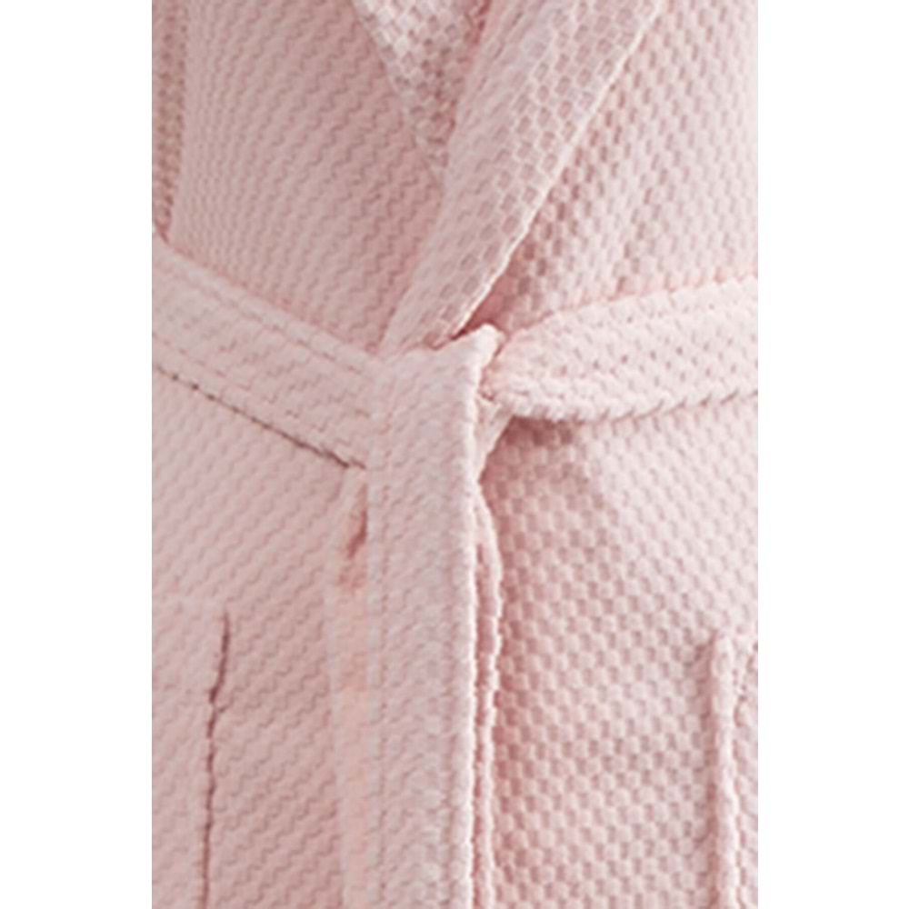 Özdilek 15 Yaş Kız Çocuk Kapüşonlu Kadife Pamuk Bornoz-Bright Pembe