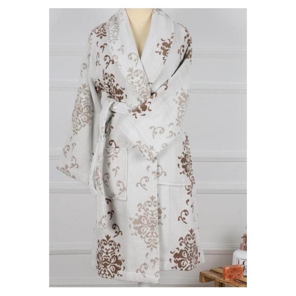 Özdilek Tek Bornoz Şalyaka Kadife-Emily Kahve (L Beden)