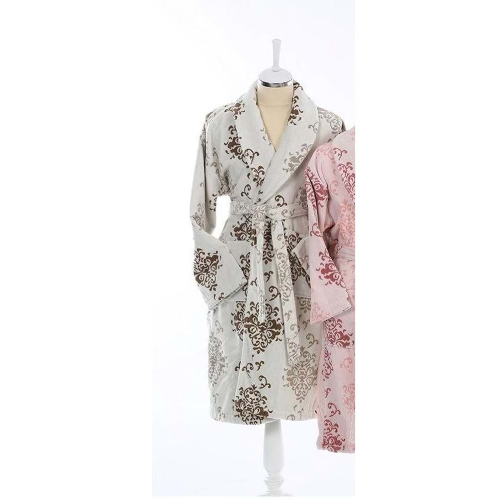 Özdilek Tek Bornoz Şalyaka Kadife-Emily Kahve (L Beden)