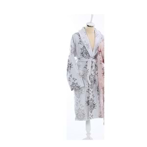 Özdilek Tek Bornoz Şalyaka Kadife-Emily Gri (S-M Beden)