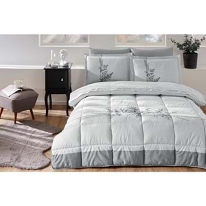 Özdilek Ranforce Tek Kişilik Uyku Seti-Helecho Gri Yeni