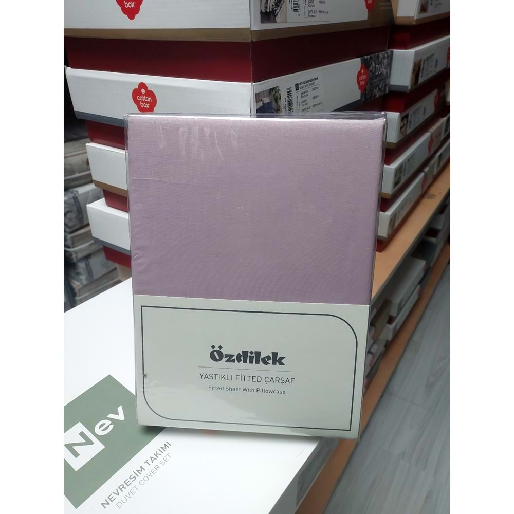 Özdilek Colourist Fitted Lastikli Tek Kişilik Battal Çarşaf Seti (120x200)-Vizon