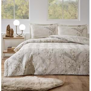 Özdilek Kapitoneli Çift Kişilik Dört Mevsim Nevresim Takımı Complete Set-Algodon Bej