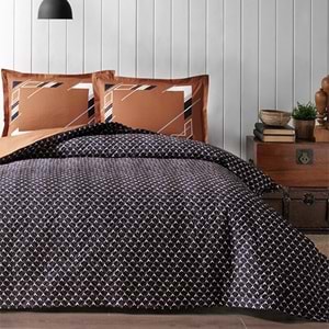 Özdilek Kapitoneli Tek Kişilik Dört Mevsim Nevresim Takımı Complete Set-Kudonta Oranj