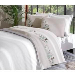 Özdilek Akfil Boutique -Cozy Bej- Çift Kişilik Nevresim Takımı (4 Yastık Kılıflı)