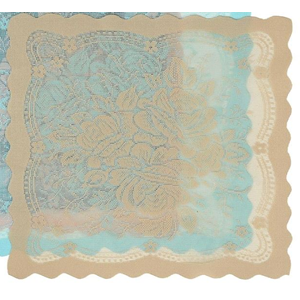 Sultan Örme pano desen pecete 6 lı set 30*30 çapiçino