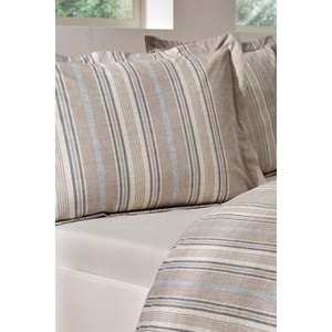 Özdilek Ranforce -Sandlinie Krem- Çift Kişilik Nevresim Takımı