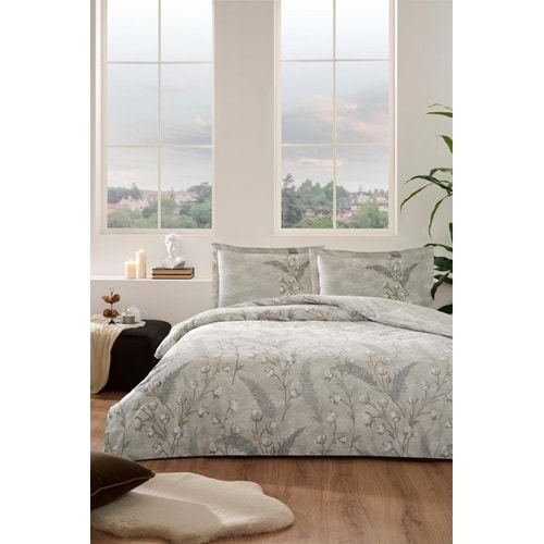 Özdilek Ranforce -Algodon Bej- Tek Kişilik Nevresim Takımı