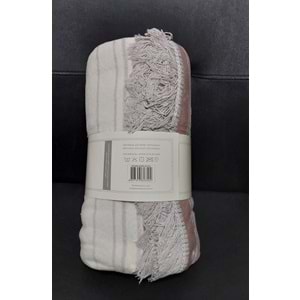 Özdilek Pamuklu Dizüstü Tv Battaniye (130x170)-Striped Lila