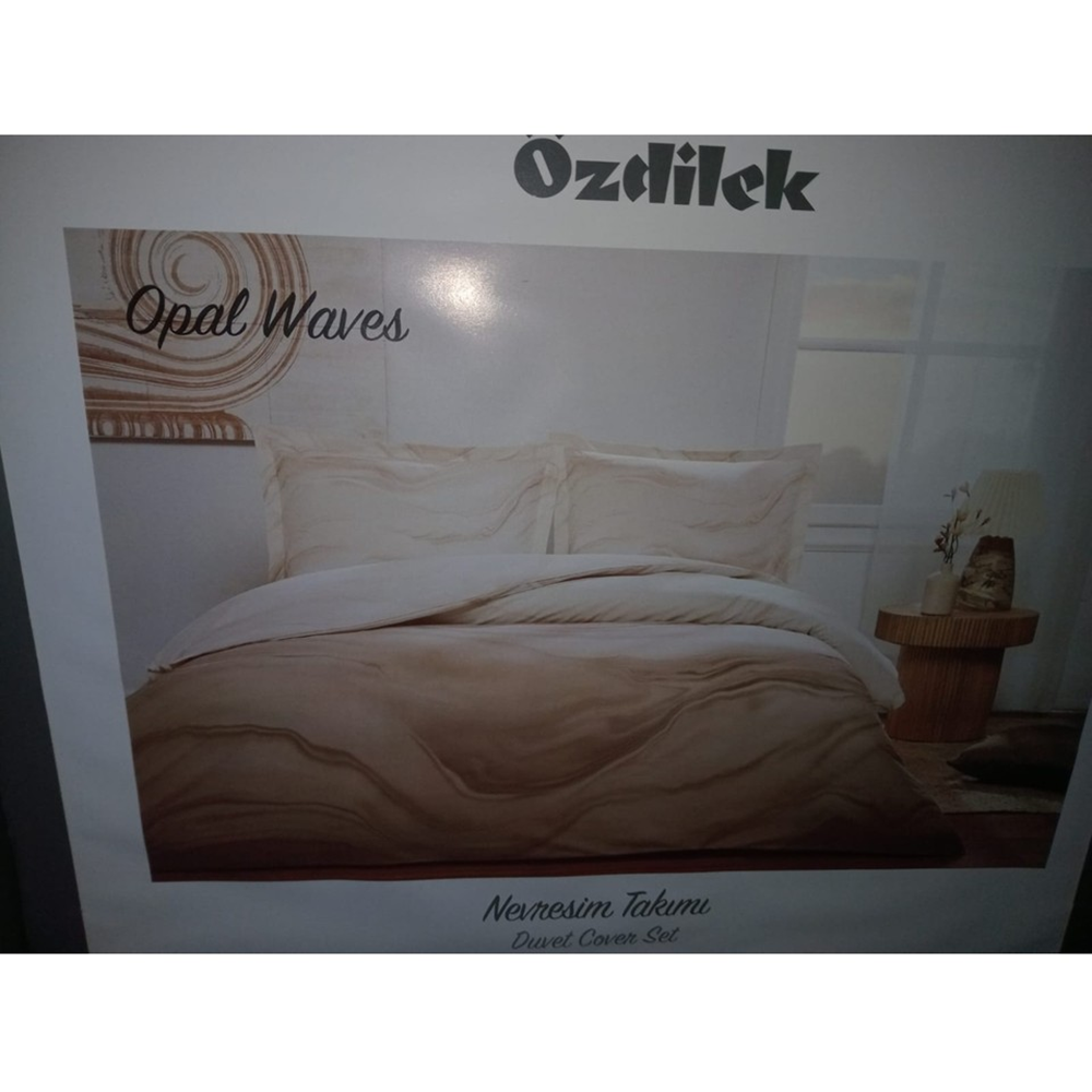 Özdilek Ranforce Çift Kişilik Nevresim Takımı Opal Waves