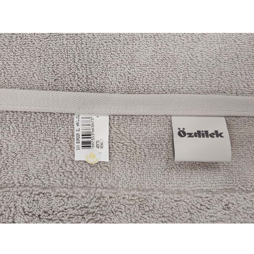 Özdilek Svv Border -6 LI- Kalın & Yumuşak El Yüz Havlusu (40x76) - v1