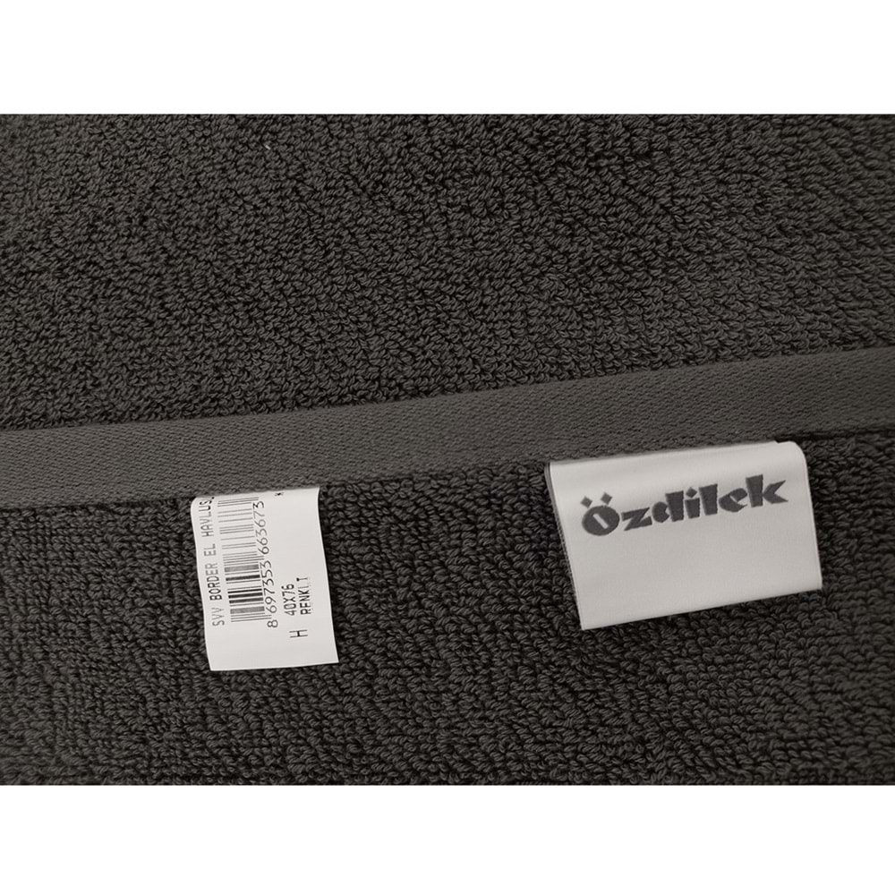 Özdilek Svv Border -6 LI SET- Kalın & Yumuşak El-Yüz Havlusu (40x76)