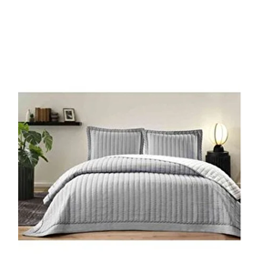 Özdilek Tek Kişilik Nakışlı Yatak Örtüsü 180*250 Line gri