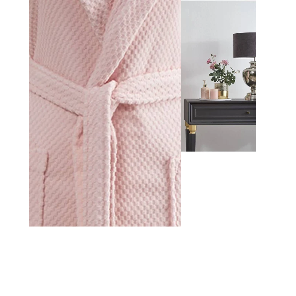 Özdilek Kapşonlu Bornoz Brıght Pembe ( S.M )