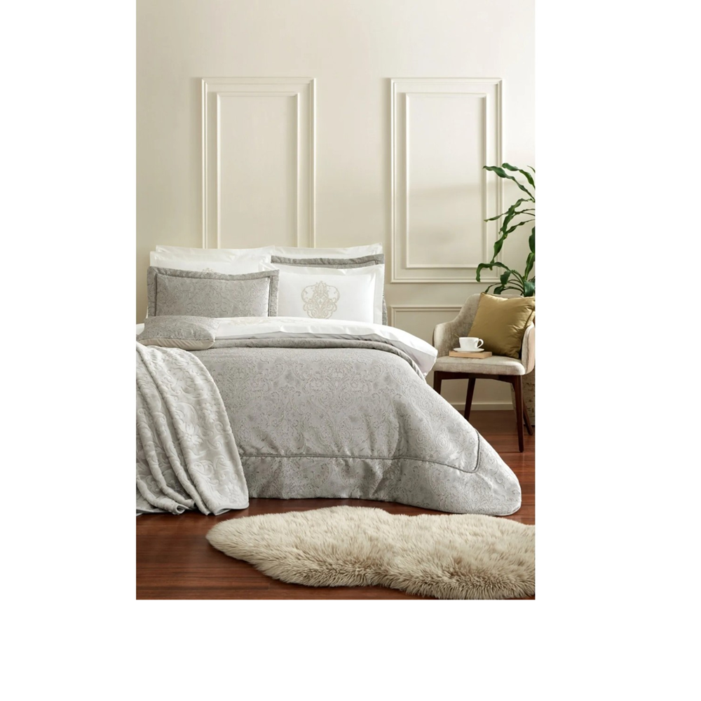 Özdilek Julıa Çift Kişilik Çeyiz Seti 11 Parça Bej