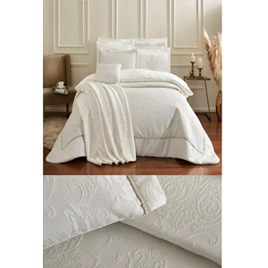 Özdilek Julıa Çift Kişilik Çeyiz Seti 11 Parça Krem