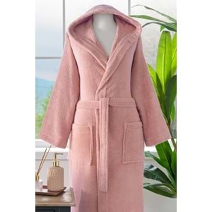 Özdilek Tek Bornoz Şalyaka Kapşonlu-Woven Tarçın (XXL Beden)