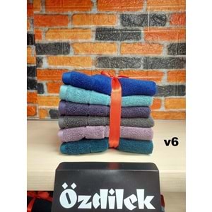 Özdilek Svv Border -6 LI- Kalın & Yumuşak Mutfak Havlusu (33x33) - v6