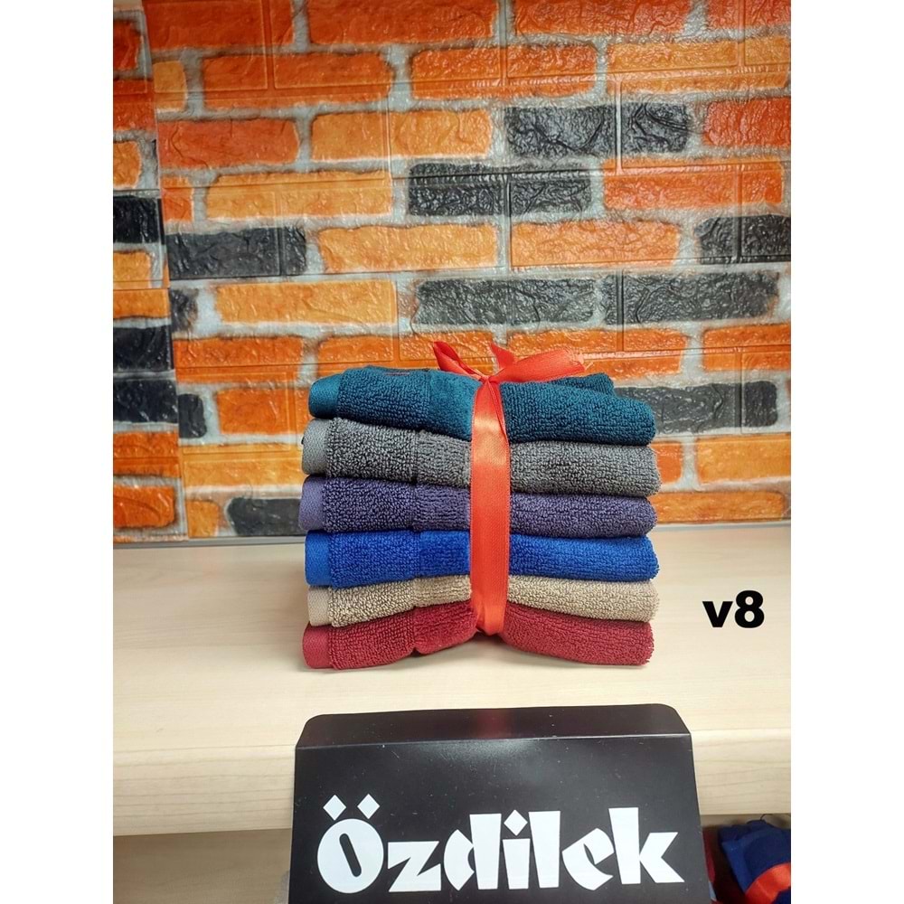 Özdilek Svv Border -6 LI- Kalın & Yumuşak Mutfak Havlusu (33x33) - v8