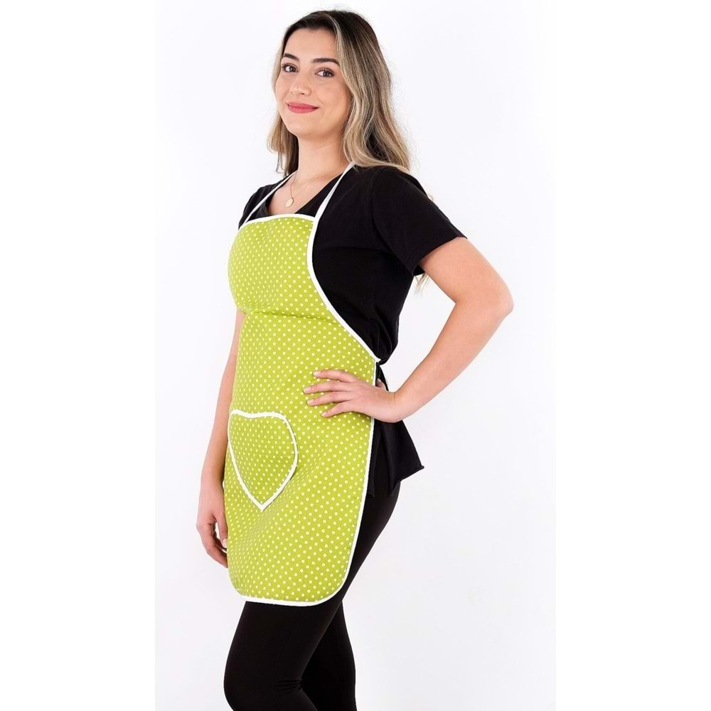 polo life 3 Parça Sıvı Geçirmez Mutfak Önlüğü yeşil