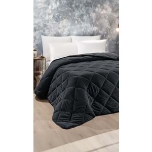 Ogi Home Welsoft Yorgan Çift Taraflı Çift Kişilik (195x215) - Antrasit