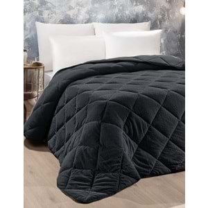 Ogi Home Welsoft Yorgan Çift Taraflı Çift Kişilik (195x215) - Antrasit