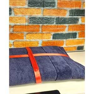 Özdilek Svv Border Orta Boy Banyo Havlusu (76x147) - Dark Plum (K.Mürdüm)