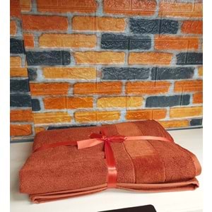 Özdilek Svv Border Orta Boy Banyo Havlusu (76x147) - Spice