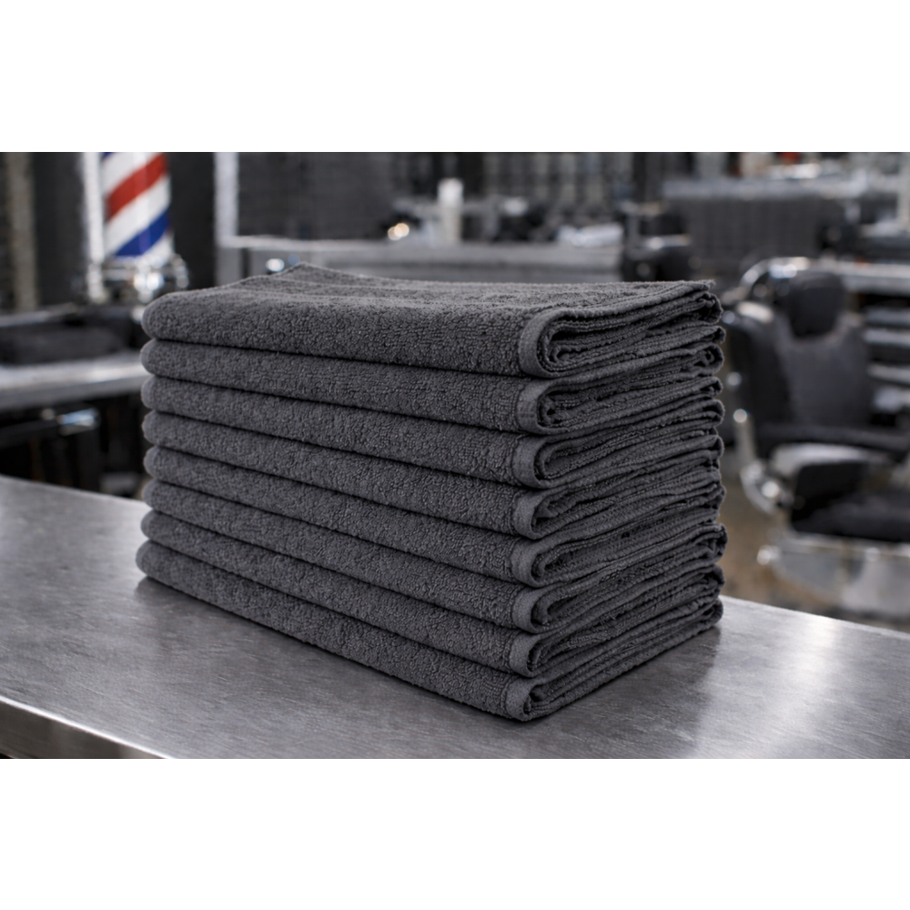 Özdilek svv % 100 Pamuk Berber Kouför havlusu 12 li paket Antrasit