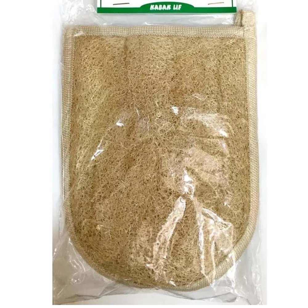 Derma Naturel Loofah ( kabak) lift Havlu Eldiven Ms 11 Beyaz