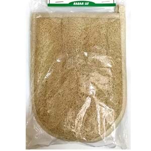 Derma Naturel Loofah ( kabak) lift Havlu Eldiven Ms 11 Beyaz