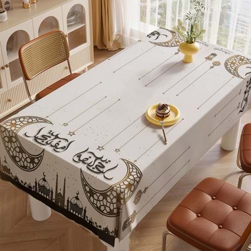 Ramazan Ayına Özel, Leke Tutmaz, Dertsiz Masa Örtüsü (150x220) - v3
