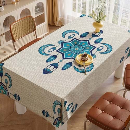 Ramazan Ayına Özel, Leke Tutmaz, Dertsiz Masa Örtüsü (150x220) - v4