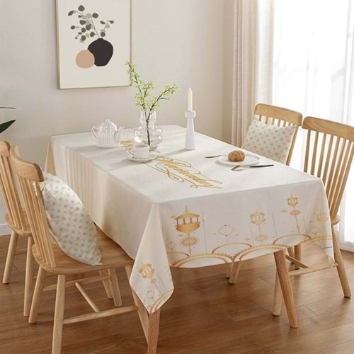 Ramazan Ayına Özel, Leke Tutmaz, Dertsiz Masa Örtüsü (150x220) - v5