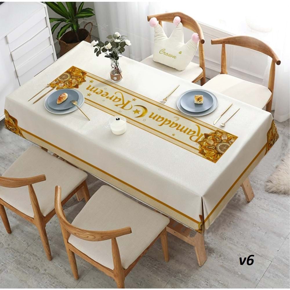 Ramazan Ayına Özel, İftarlık Leke Tutmaz, Dertsiz Masa Örtüsü (150x220)