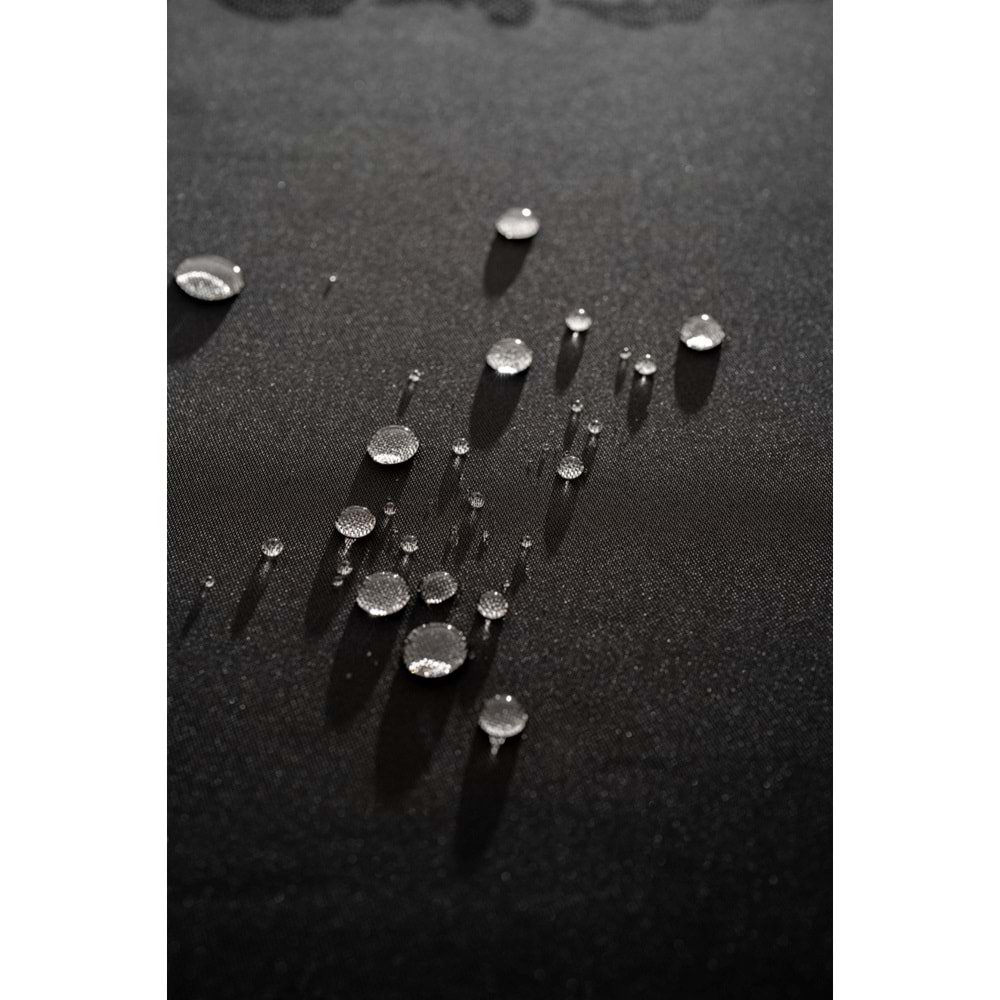 Jumbo Jakar Siyah Sıvı Geçirmez Kumaş Pano Masa Örtüsü - 160x220