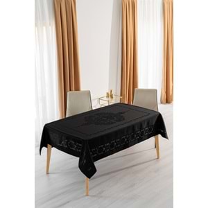Jumbo Jakar Siyah Sıvı Geçirmez Kumaş Pano Masa Örtüsü