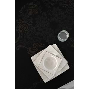 Jumbo Jakar Siyah Sıvı Geçirmez Kumaş Pano Masa Örtüsü