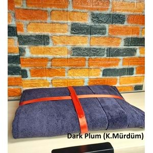 Özdilek Svv Border Büyük Boy Banyo Havlusu (89x173) - Dark Plum (K.Mürdüm)