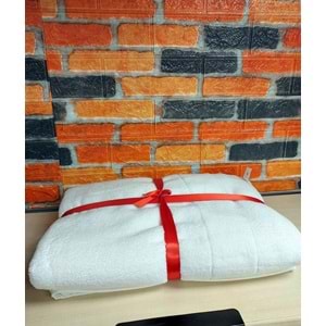 Özdilek Svv Border Büyük Boy Banyo Havlusu (89x173) - White (Beyaz)