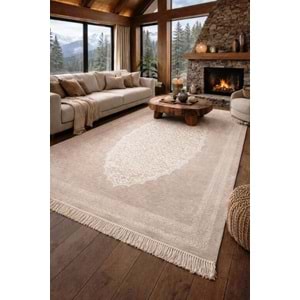 NEPAL Sacaklı Halı 160*230 krem