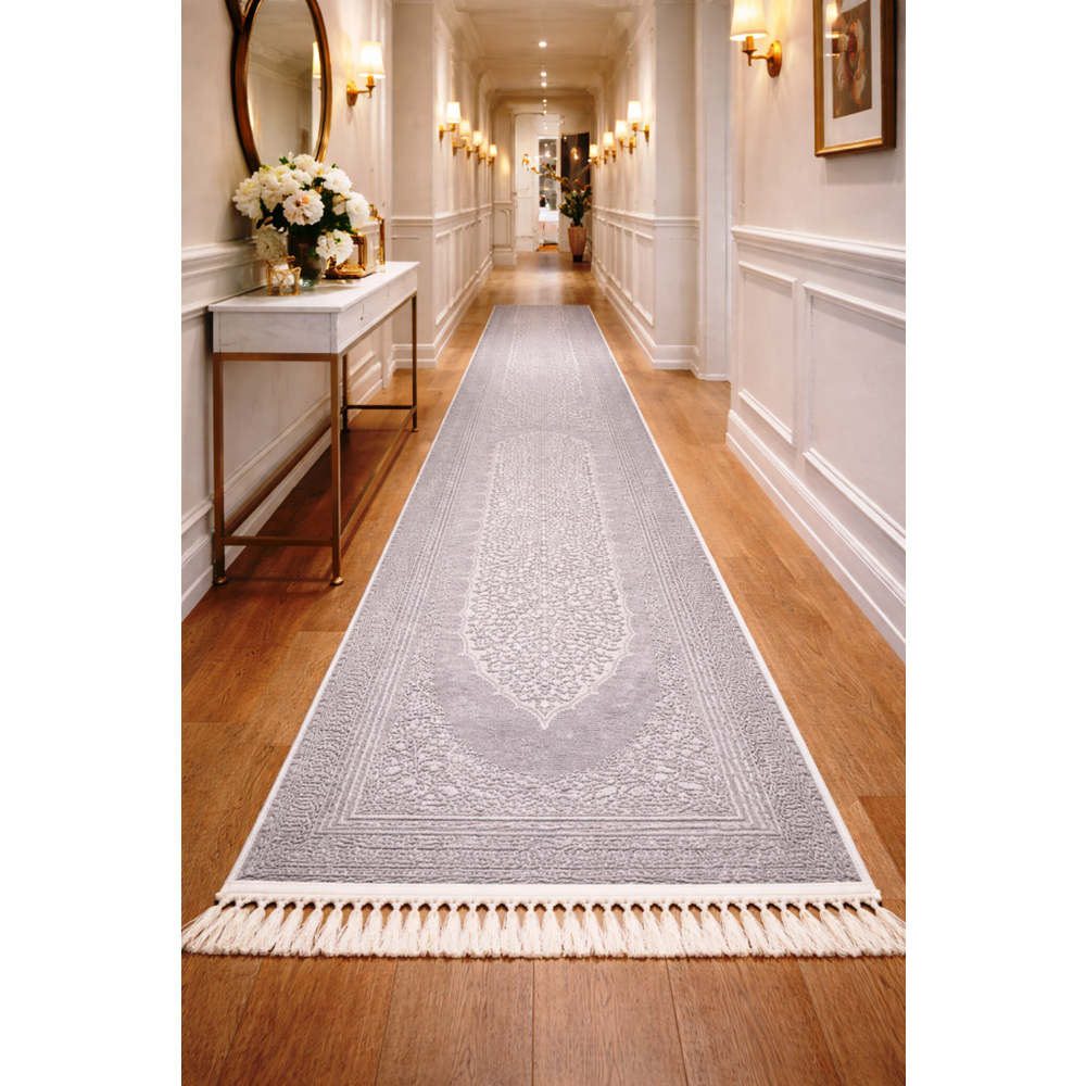 Nepal Sacakılı yolluk halı 80*300 Gri