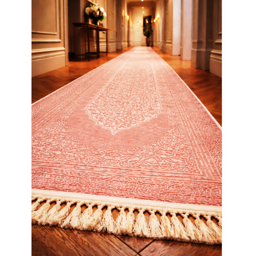 Nepal Sacakılı yolluk halı 80*300 Pudra