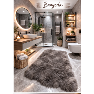 Giz Home Tilda Uzun Tüylü Post Halı (75x200)-K.Kahve