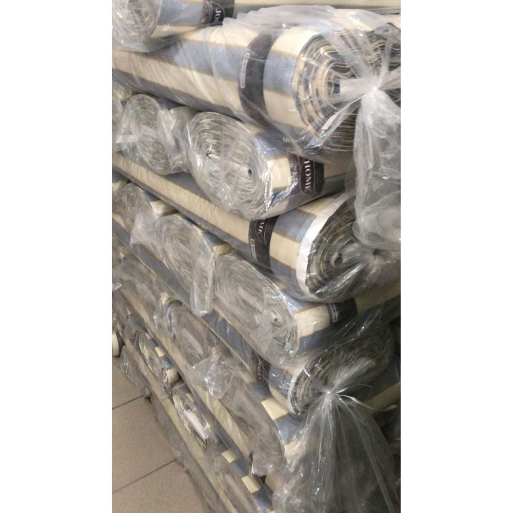 Balkon Perdesi -TOP HALİNDE 40M- Kalın Branda Kumaşı (En 270cm)-Gri Yaldız